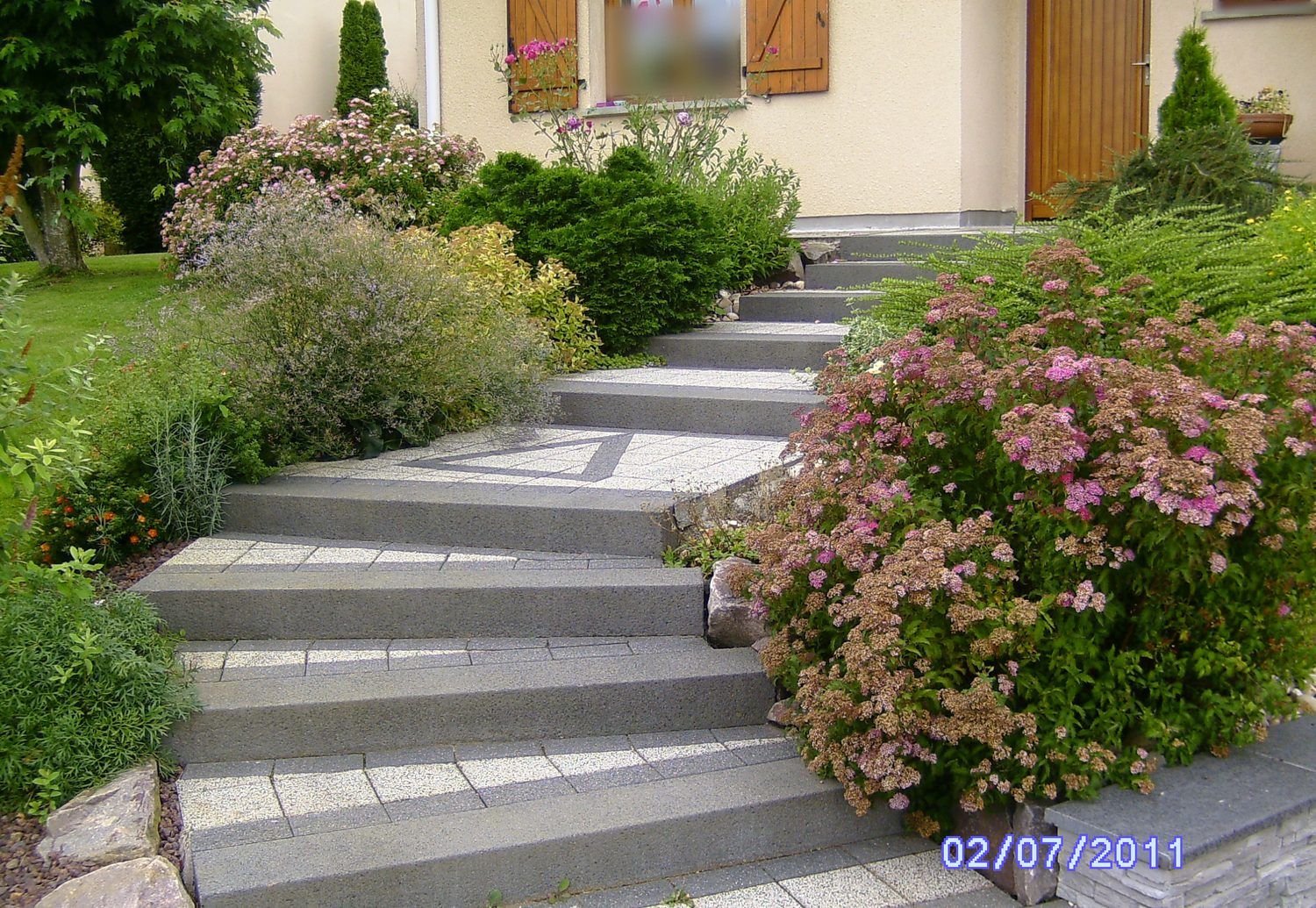 Escalier de jardin