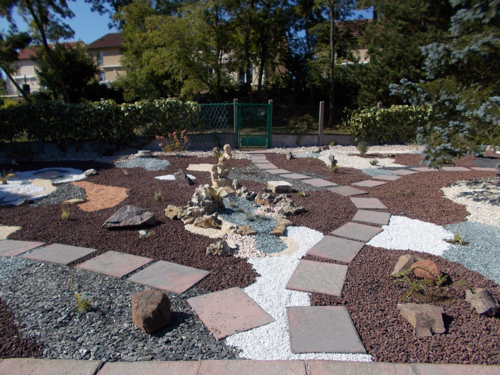 Jardin minéral décoratif