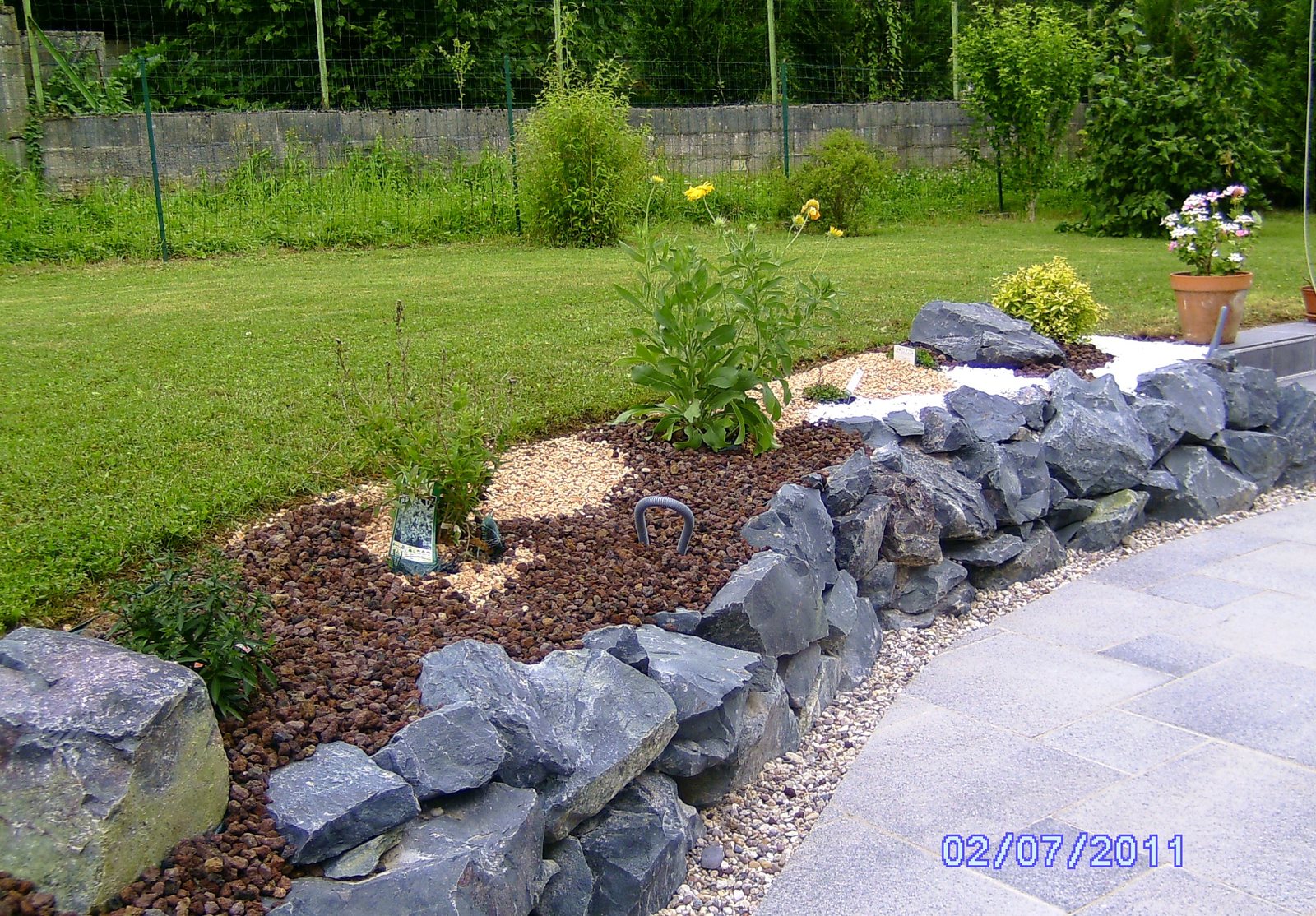 Enrochement en blocs naturels